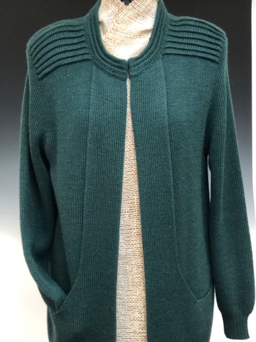 *FIRM PRICE* Ebel Alpaca Blend Open Front Cardigan - Picture 12 of 12